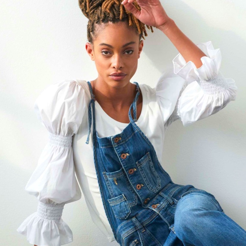 ANTHROPOLOGIE Pilcro Blue Denim Overalls